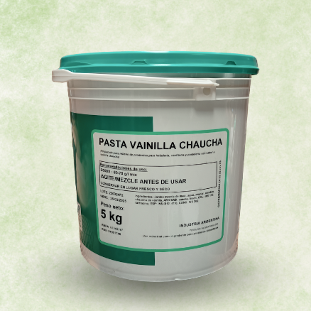 Pasta Vainilla con Chaucha